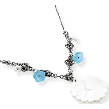 Náhrdelník Květinový náhrdelník s perleťovým květem