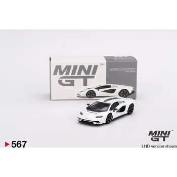 autíčko Lamborghini Countach LPI 800-4 - bílá - 1:64 - Mini GT/MIJO