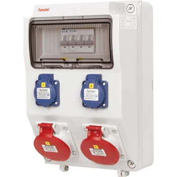 modulární přístroj a rozvaděč FAMATEL Skříň ZSF20200000.0 /3958 zásuvková IP44 V4051