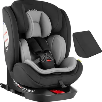 Autosedačka TecTake Linus Isofix, otočná, černá/světle šedá