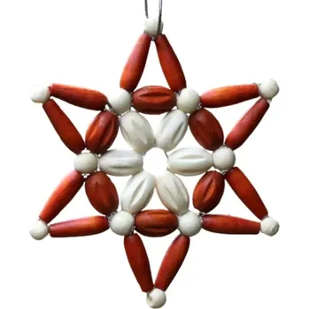 Vánoční ozdoba Ozdoba Hvězdička Orange