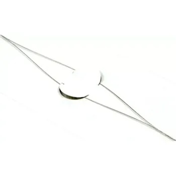 Tenká korálková jehla rozevírací 11,5cm