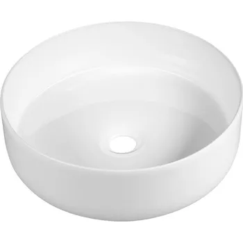 Umyvadlo Sapho FIASTRA keramické umyvadlo na desku, Ø 40cm, bílá FT801