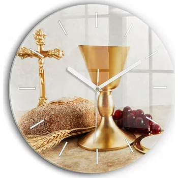 Hodiny Nástěnné hodiny SacroArte béžové 60 cm