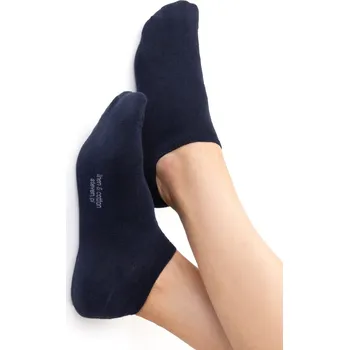 LINEN FEET 174 tmavě modrá 44-46