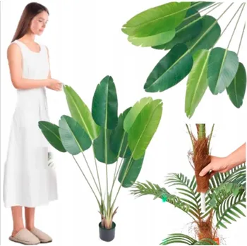 umělá květina Umělá palma, strom do obýváku jako živá, na terasa balkon v květináči 150 cm