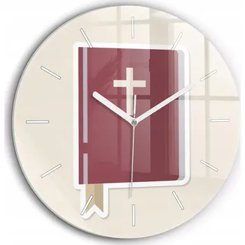 Hodiny Nástěnné hodiny SacroArte béžové 60 cm