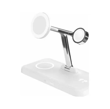 Hyper HyperJuice Qi2 4-in-1 Magnetic Charging Stand - White