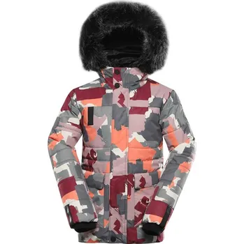 Chlapecká bunda Bunda dětská ALPINE PRO WERDO s membránou PTX růžová pale mauve 164-170