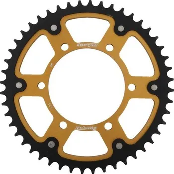 Řetězová sada pro motocykl Rozeta SUPERSPROX STEALTH RST-479:48-GLD zlatá 48 zubů, 530