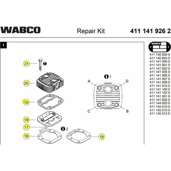 Válec motoru Kit: Cylinder Head - 4111419262