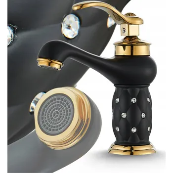 Vodovodní baterie Stojánková umyvadlová baterie Ari Aristo zlatá