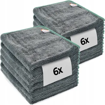 Utěrka Utěrka z mikrovlákna (mikrofáze) Quest v balení 12 ks šedá