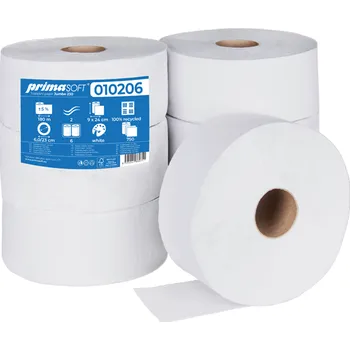 Toaletní papír Papír toaletní Jumbo 230mm 2vrstvy recykl 180m