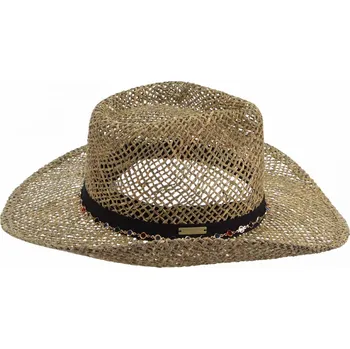 Klobouk Seeberger dámský kovbojský klobouk z mořské trávy Unisize (S-XL)
