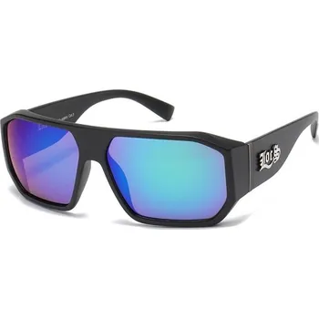 Sluneční brýle LOCS Resolute sluneční brýle Modro-zelené zrcadlovky Locs 97k-cube