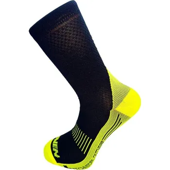 cyklistický dres Ponožky HAVEN STRUCTURE LONG 2páry černo/žluté 6-7