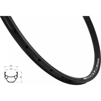 Ráfek na kolo Ráfek REMERX DRAGON 719 DISC 584x19 32děr černý nýt