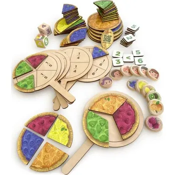 Desková hra Vzdělávací sada Ulanik Vzdělávací stolní hra Zlomky