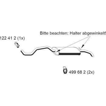 Tlumič výfuku Zadní tlumič výfuku ERNST 121217