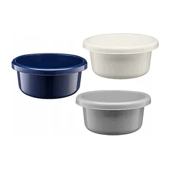 Miska kulatá Zuza 10 l šedá plastová