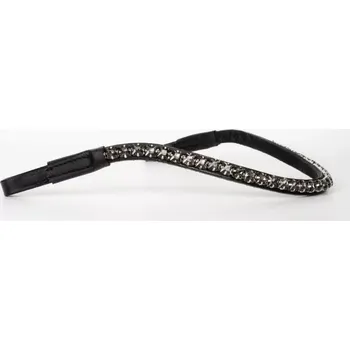 Kožená čelenka Makari CRYSTAL GREY FULL