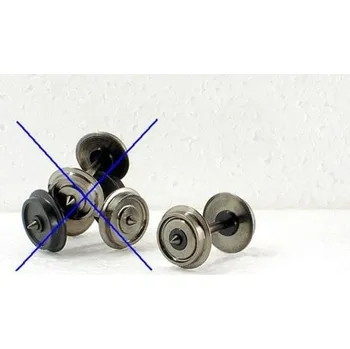 Modelová železnice H0 - dvojkolí ø11,4mm oboustranně isolované