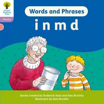 Cizí jazyk Oxford Reading Tree: Floppy's Phonics Decoding Practice: Oxford Level 1+: Words and Phrases: i n m d