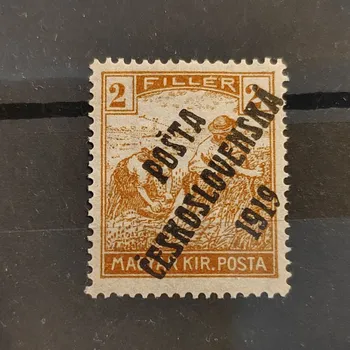 Sběratelství Známka ČSR PČ 1919 , 2f, Pof.101*, III. typ přetisku
