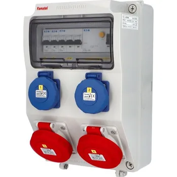 modulární přístroj a rozvaděč FAMATEL Skříň ZSF20200000.1 /3958 zásuvková IP65 V4106-6KA