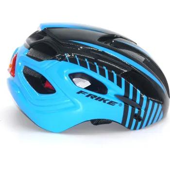 Cyklistická přilba Cyklistická helma, Frike®, A4 LED, modrá černá, 2023
