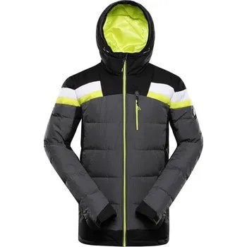 Bunda pánská ALPINE PRO FERER péřová s membránou PTX zemitá L