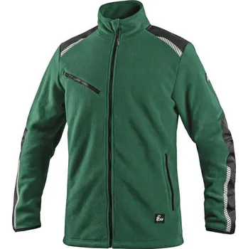 pracovní bunda CXS Bunda 4ENVI SOLIS, pánská, fleecová, zeleno-černá, vel. 2XL