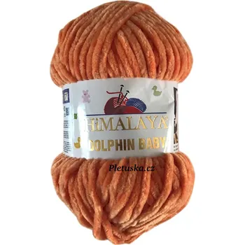 Příze Příze Dolphin Baby oranžová 80316