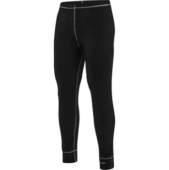 Dámské legíny Pánské termoaktivní legíny Highlander Fleece - Černá/Tmavě šedá XXS