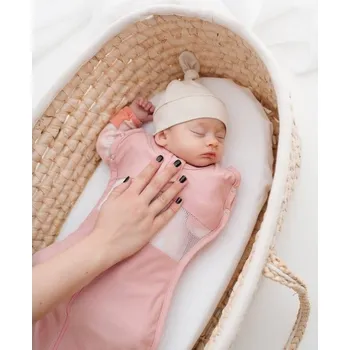 Fusak Swaddler (spací pytel se síťkou) Pudrová růž