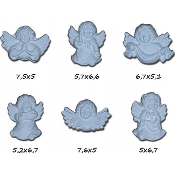 Figurka Sádrové figurky k vymalování - andělé, andílci