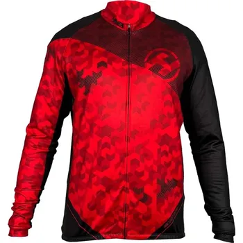 cyklistický dres Dres dlouhý pánský HAVEN STRATO červený XL