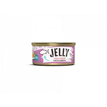 Krmivo pro kočku Mr.Bandit Jelly tuňák s krevetami 80 g - masová konzerva pro kočky