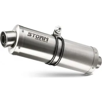 Auto-moto Výfuk kompletní 2x1 STORM OVAL K.055.LX1 Nerez