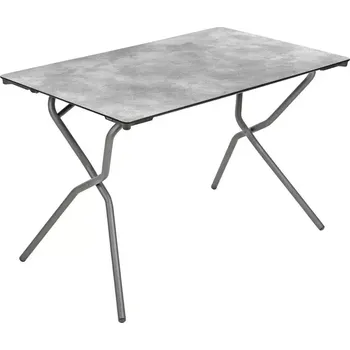 Zahradní stůl Venkovní jídelní stůl 4 osoby ANYTIME HPL šedá Ciment