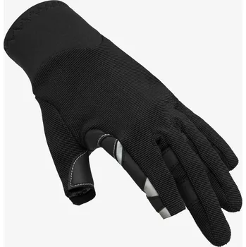 Vodácké rukavice DECATHLON Rukavice na plavbu Sailing 900 bez dvou prstů XS ČERNÁ|ŠEDÁ