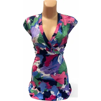 Dámská tunika Halenka ANETA, Barva Fialová, Velikost 38 - na zakázku, Materiál 96% Viskoza 4% Lycra