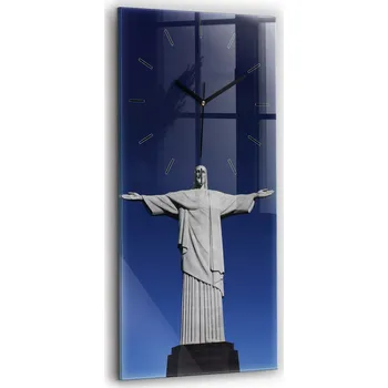 Hodiny Nástěnné hodiny SacroArte modré 30 cm