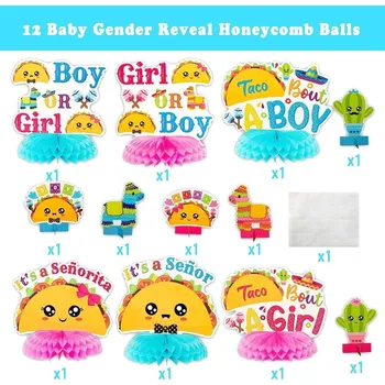 Party dekorace Dekorace pro Gender Reveal Party