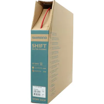 Lanko pro jízdní kolo Bowden řadicí Shimano SP41 25m box červená