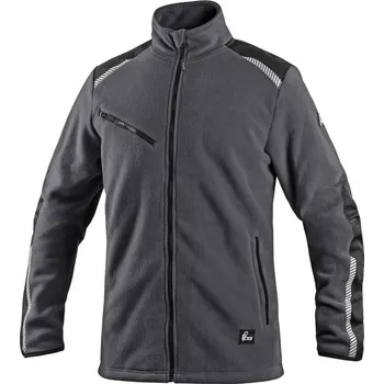 pracovní bunda CXS Bunda 4ENVI SOLIS, pánská, fleecová, šedo-černá, vel. 5XL