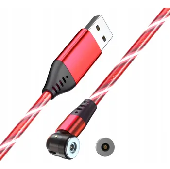 Datový kabel Kabel USB DSJ - USB typ C, 2 m, červený