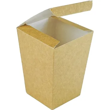 Jednorázové nádobí Toppapír Papírový box na popcorn 1300ml 105/105/140mm 100ks