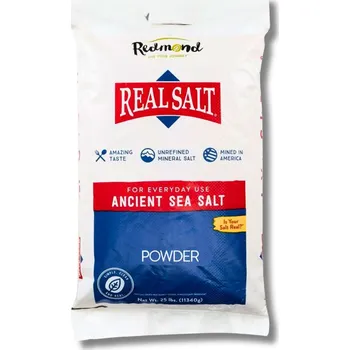 Kuchyňská sůl Redmond | Real Salt® - Pudrová sůl v gastro balení nerafinovaná sůl z prehistorického mořského ložiska v Utahu - 11,34 kg